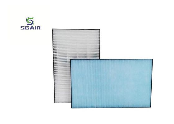Material PP PF Hepa filtros de aire 99,97% con marco de papel de papel de papel de aluminio