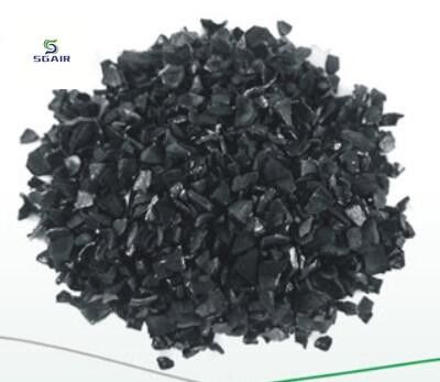 Alta resistencia mecánica Concha de coco Carbono activado Velocidad de adsorción rápida