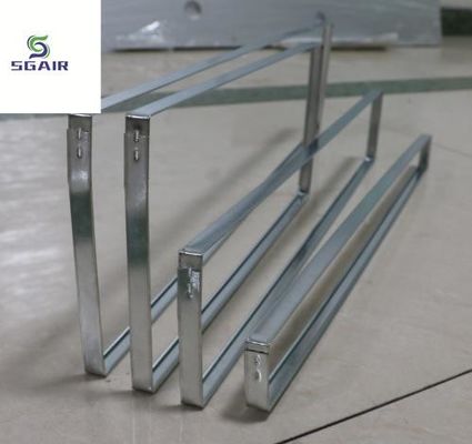 Cuadro de soporte de filtro de aire Hepa de acero galvanizado personalizado