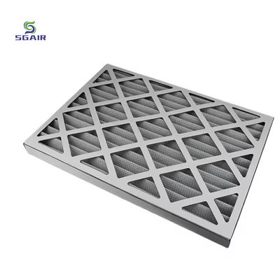Efecto grueso F6 Aire acondicionado Hepa filtros de tipo plegable filtro de panel pliado
