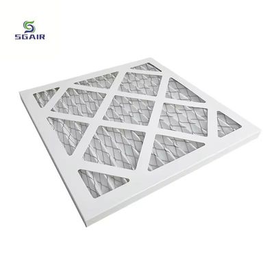 MERV 11 13 Cuadro de cartón Plissado Filtro de aire de horno AC personalizado para sistemas HVAC