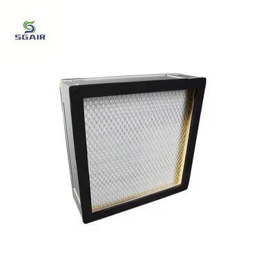 Filtración de alta eficiencia Filtro de aire de alta temperatura Plissado anticorrosión