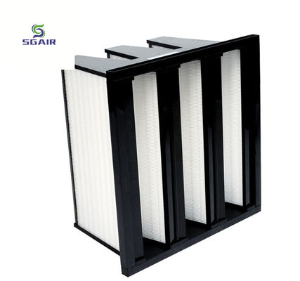 Filtro compacto de hepa plissado denso con eficiencia F9