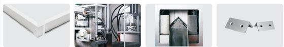 Máquina integrada de corte de ángulo de aluminio totalmente automática y carga automática