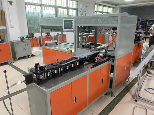 Máquina automática para hacer el marco del filtro de aire con filtro ajustable y pantalla táctil