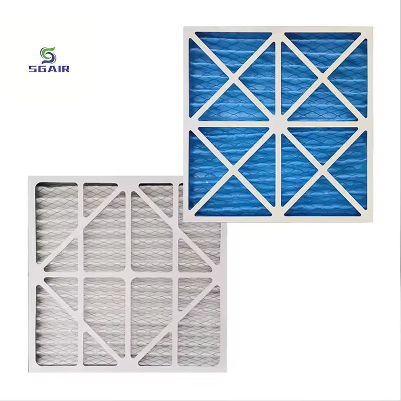 99.99% Filtros de aire HVAC Reutilizables contra la corrosión para los manipuladores de aire