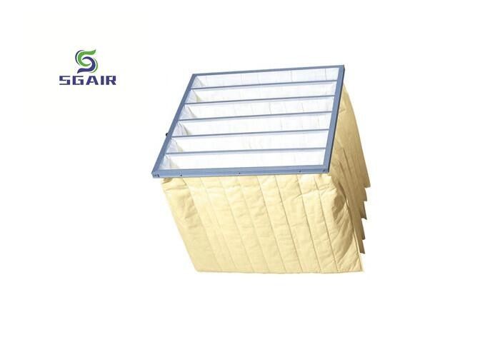 Seis bolsas reutilizables F9 filtro de bolsa, filtro de aire de 0,1 micrones para el sistema de aire acondicionado