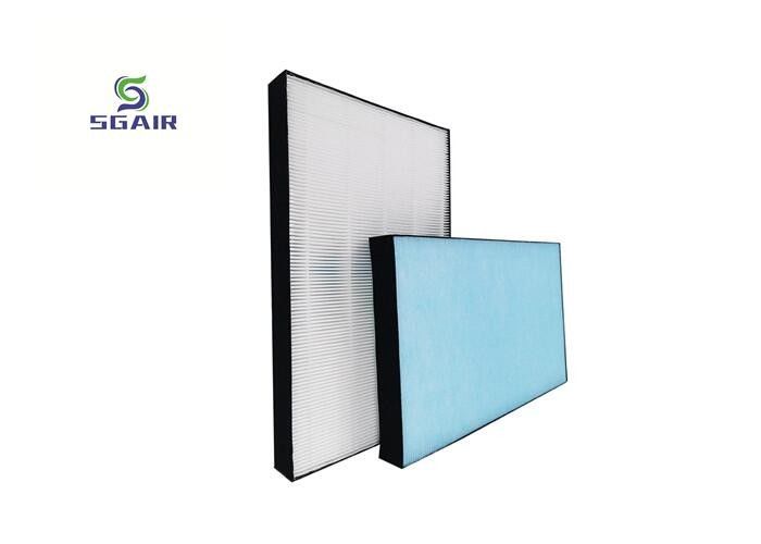 Filtros de purificador de aire de PP intercambiables, filtro de aire Hepa con filtro de bolsillo