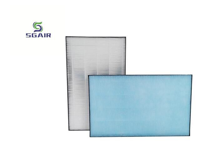 Material PP PF Hepa filtros de aire 99,97% con marco de papel de papel de papel de aluminio