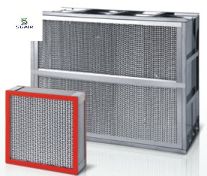 Filtro HEPA de alta eficiencia de alta temperatura soporte resistente a altas temperaturas OEM