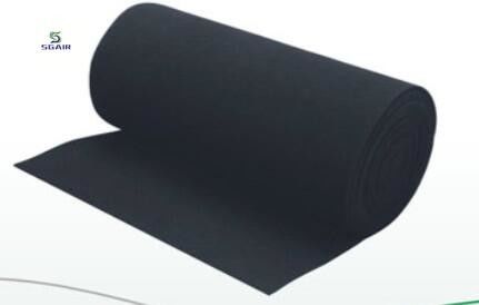 Medios de filtro de carbono activado Buen rendimiento de adsorción y captura de polvo