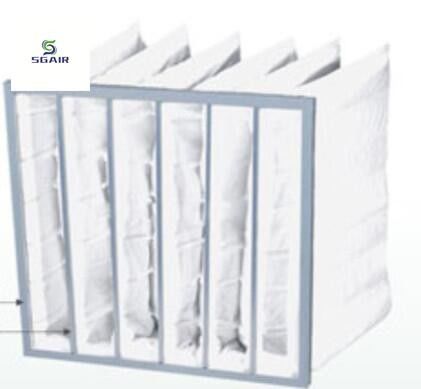 Buena ventilación Telas no tejidas Filtro de bolsillo medio Eficiencia de filtro alta