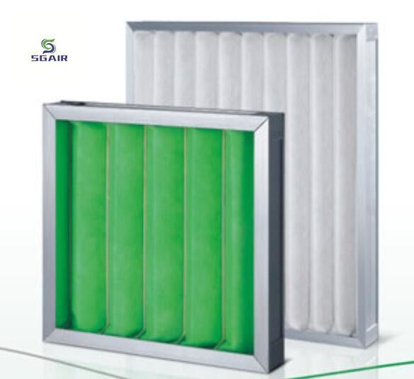 Estructura rígida prefiltrado plissado baja resistencia lavable