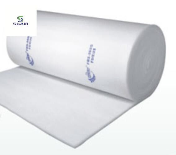 Medios de filtro de eliminación de polvo / filtro de techo para cabina de pulverización