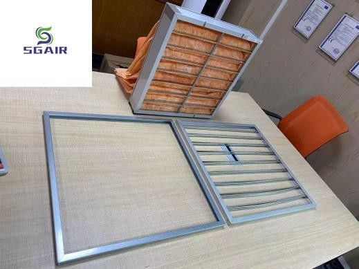 Reemplazo de filtro de aire de fibra no tejida H13 Hepa para el cuarto limpio