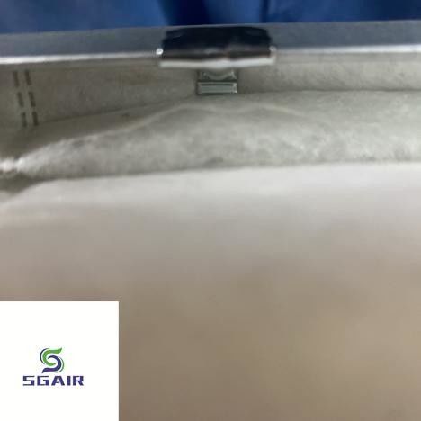 El filtro de bolsa Hepa tiene una hebilla de metal en forma de T para el marco de perfil de aluminio