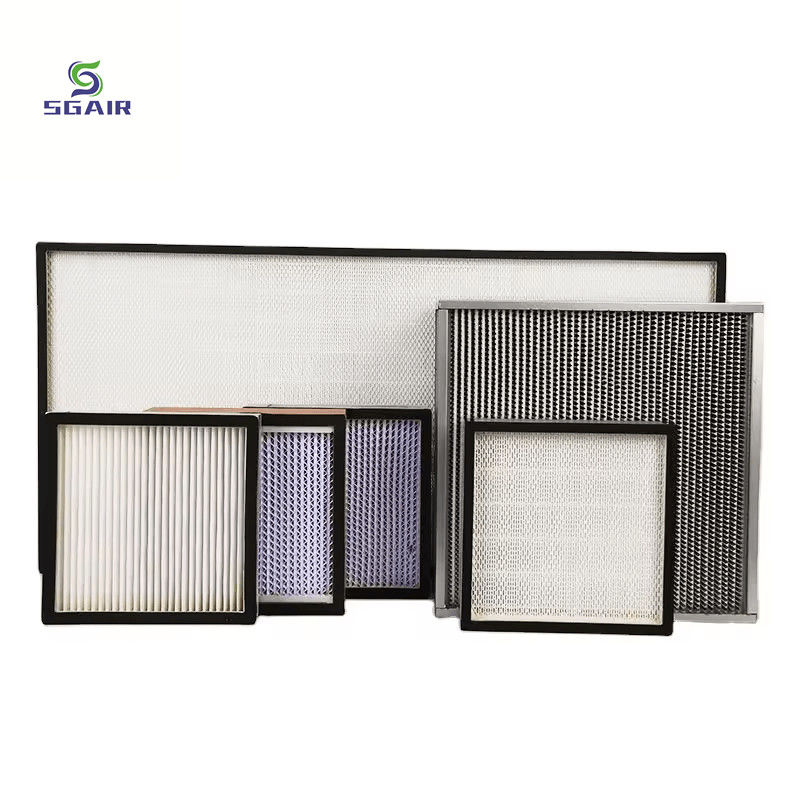 Aire acondicionado G4 Hepa Filtro de tipo V Combinado Compacto Plegable
