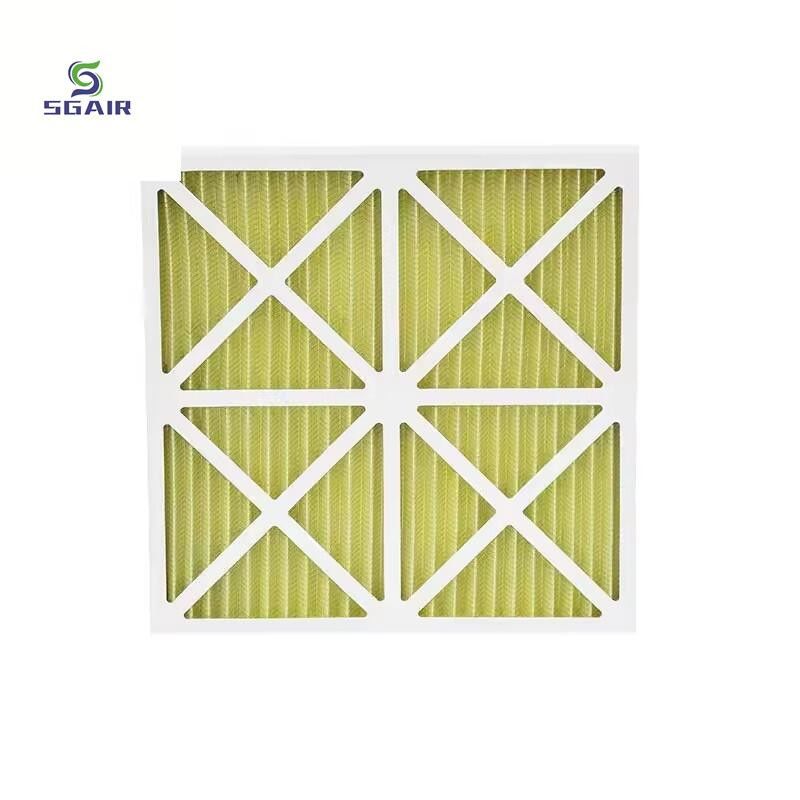 Filtros de aire HVAC pliados personalizados para el reemplazo del filtro del horno de CA