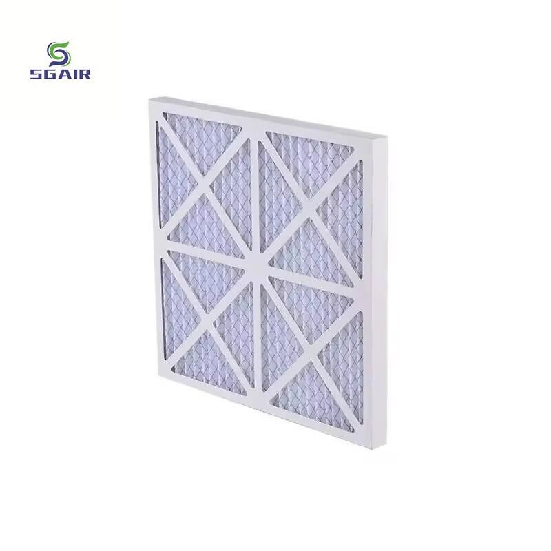 Cuadro de papel 99,99% Los filtros de aire HVAC eliminan los gases dañinos