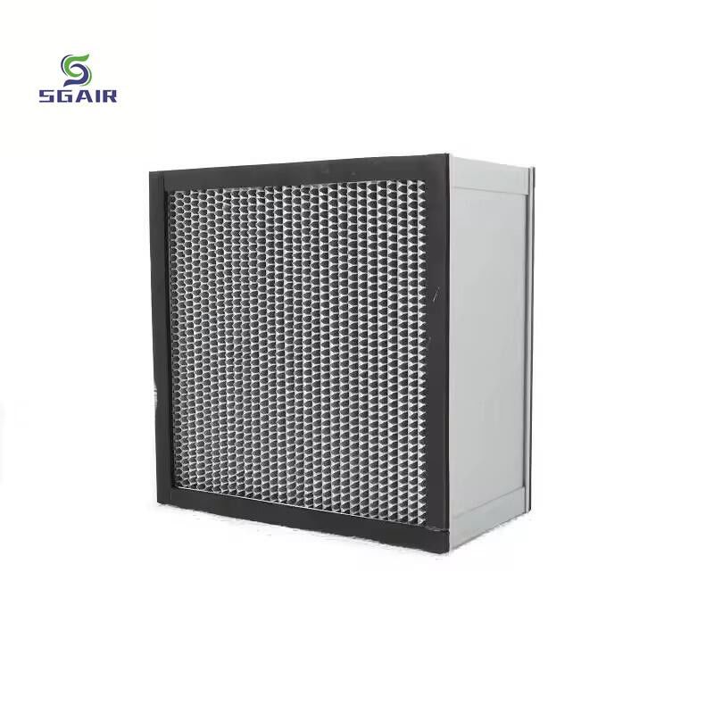 Filtro de aire de alta temperatura con mampara de aluminio de 1.5-2.00 mm