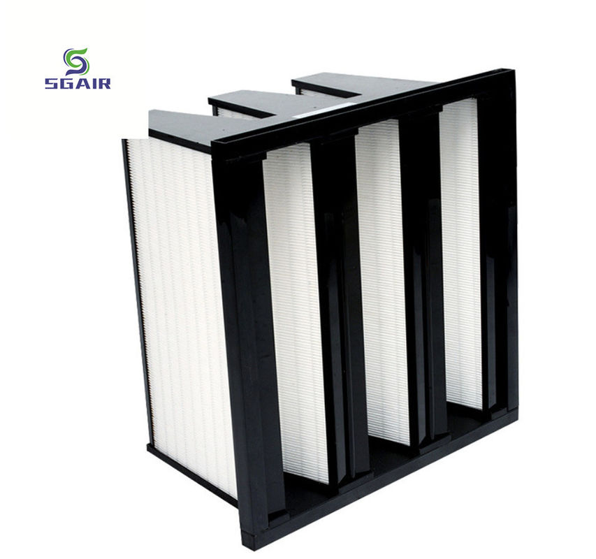 Filtro compacto de hepa plissado denso con eficiencia F9
