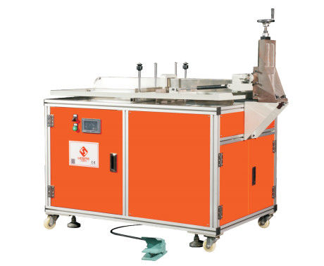 Máquina de producción de marcos de filtro de aire con pantalla táctil de precisión